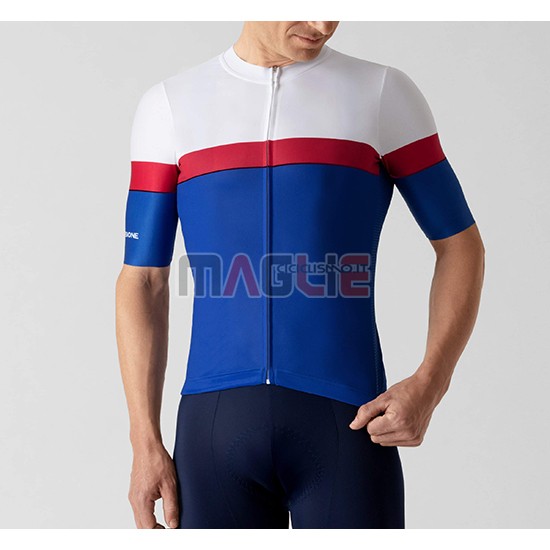 Maglia La Passione Manica Corta 2019 Bianco Rosso Blu - Clicca l'immagine per chiudere